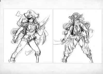 ALICESOFT ORION SCRIBBLES with CROQUIS ULTIMATE EDITION VOL.2 織音計画特別版 ラフ画集