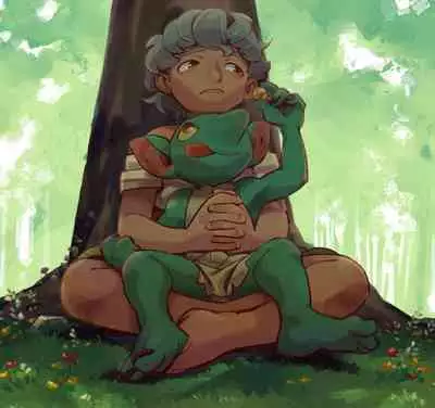 [Komeko] Different language futanari ♀ x goblin ♂