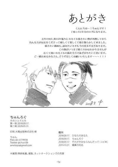 [Chuchun (Chun)] Chun Log (NARUTO) [Digital]