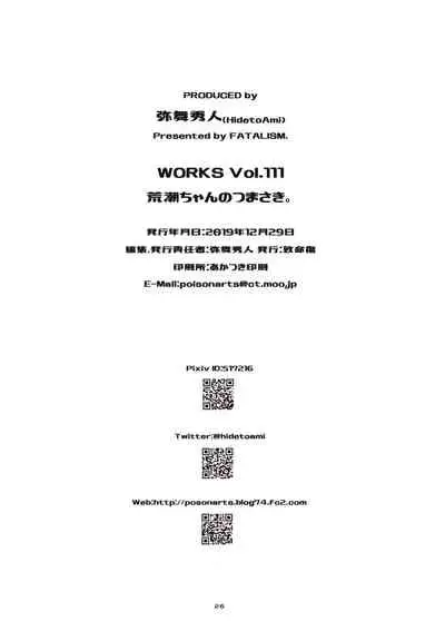 Arashio-chan no Tsumasaki.