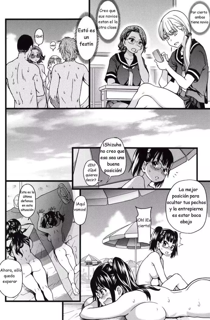 Nudist Beach ni Syuugaku Ryokoude!! - In school trip to the nudist beach!! | ¡Viaje de estudios a la playa nudista!