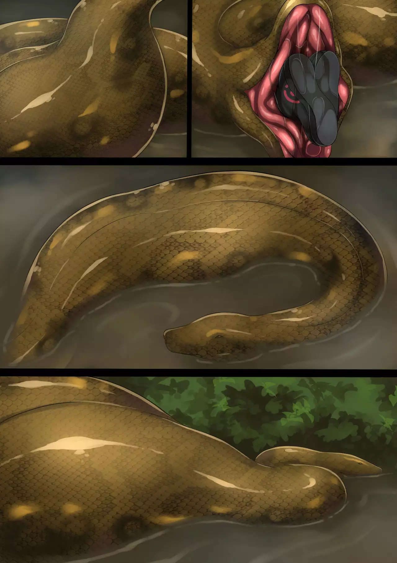 Hell Of Swallowed: Serena VS Anaconda