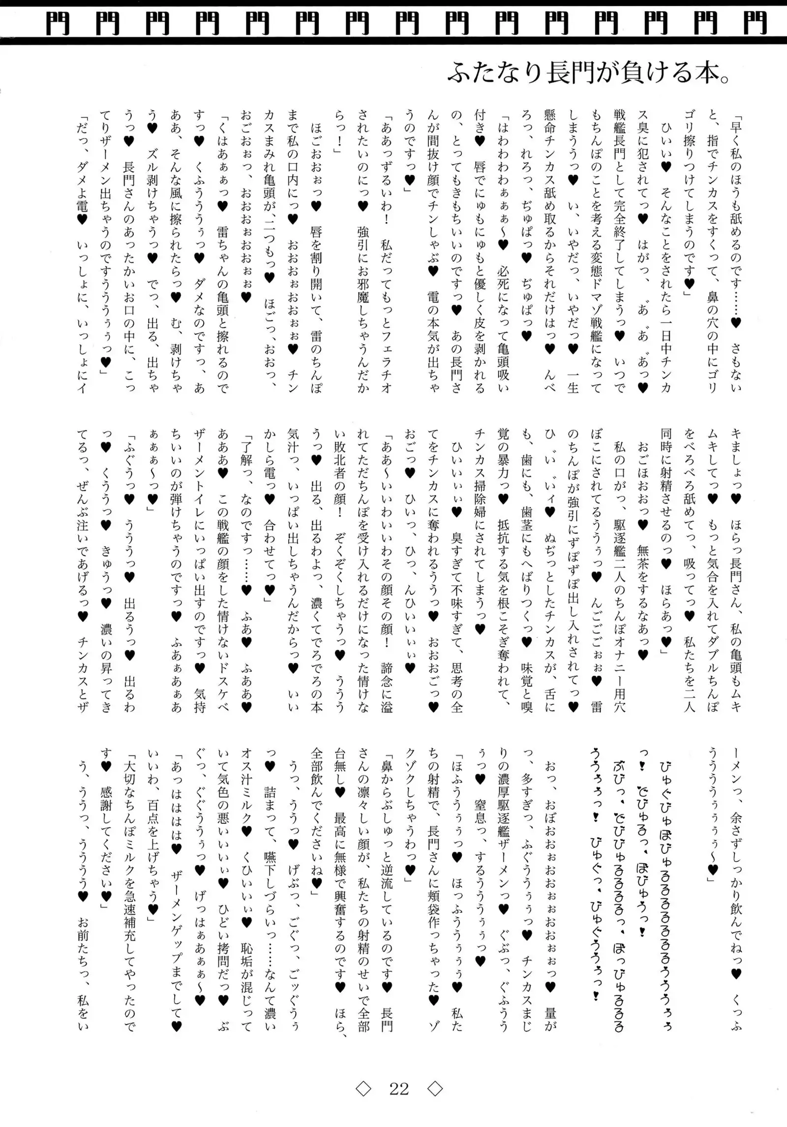 Futanari Nagato ga Makeru hon.