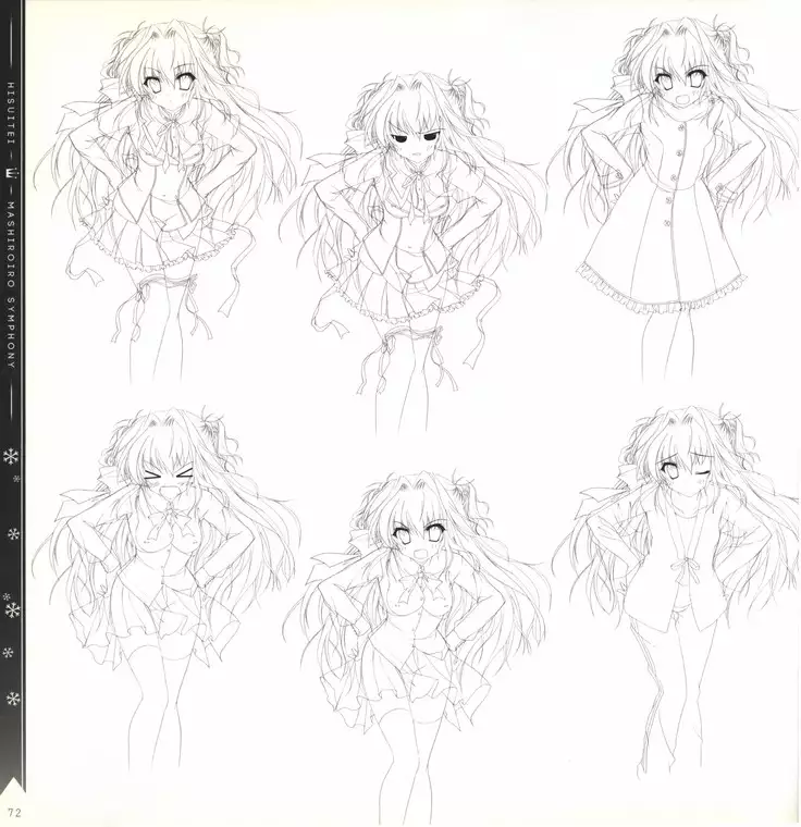 Mashiro-Iro Symphony illustration art book