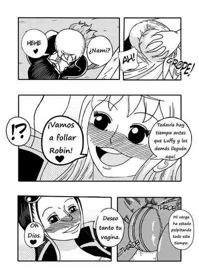 Robin x Nami: Reunión en el Thousand Sunny Spanish] Reyfollador