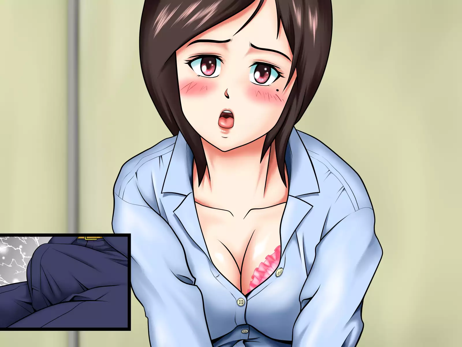 Sabishi Nizuma wa Seiyoku no Tsuyoi Otoko ga o Suki?