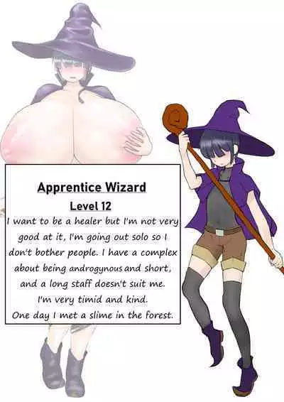 I got huge breasts in a slime mold