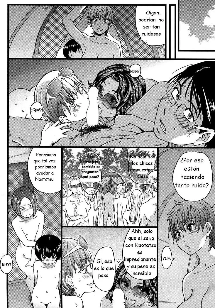 Nudist Beach ni Syuugaku Ryokoude!! - In school trip to the nudist beach!! | ¡Viaje de estudios a la playa nudista!