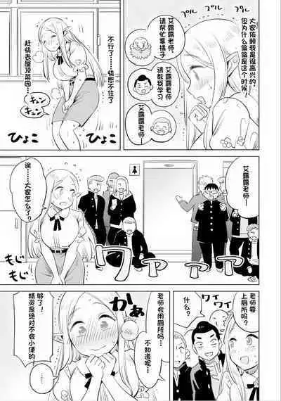 Where is the elf teacher's toilet?