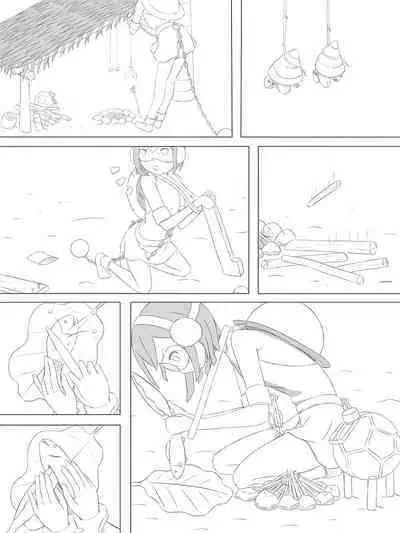 Selfbondage challage Survive in island 1-4