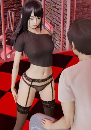 Shy guy visiting the Playroom