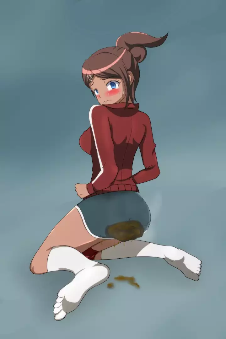 【Scat Warning】 Constipated Swimmer