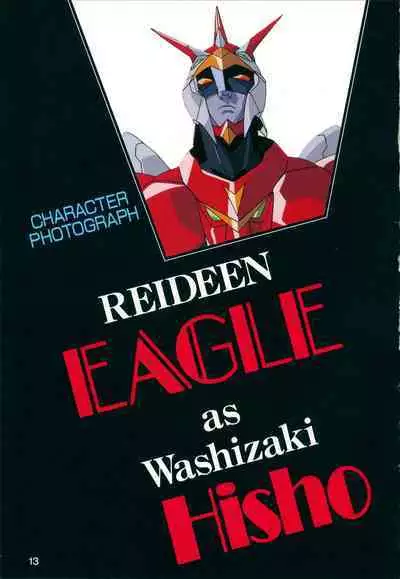 This is Animation Pocket- Chouja Reideen Character Book