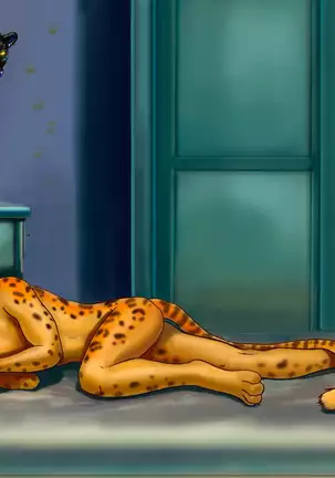 At night all panther are squeak by Shinard