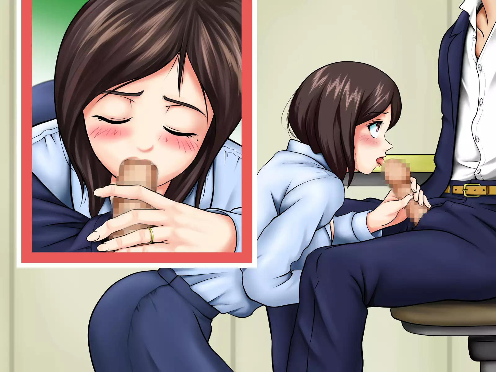 Sabishi Nizuma wa Seiyoku no Tsuyoi Otoko ga o Suki?