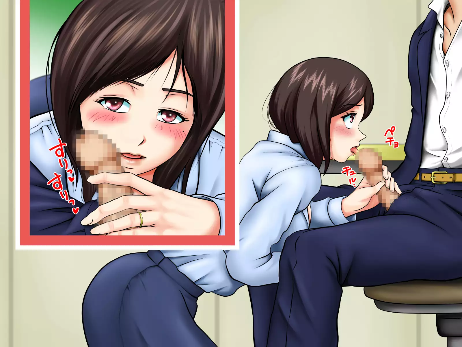 Sabishi Nizuma wa Seiyoku no Tsuyoi Otoko ga o Suki?