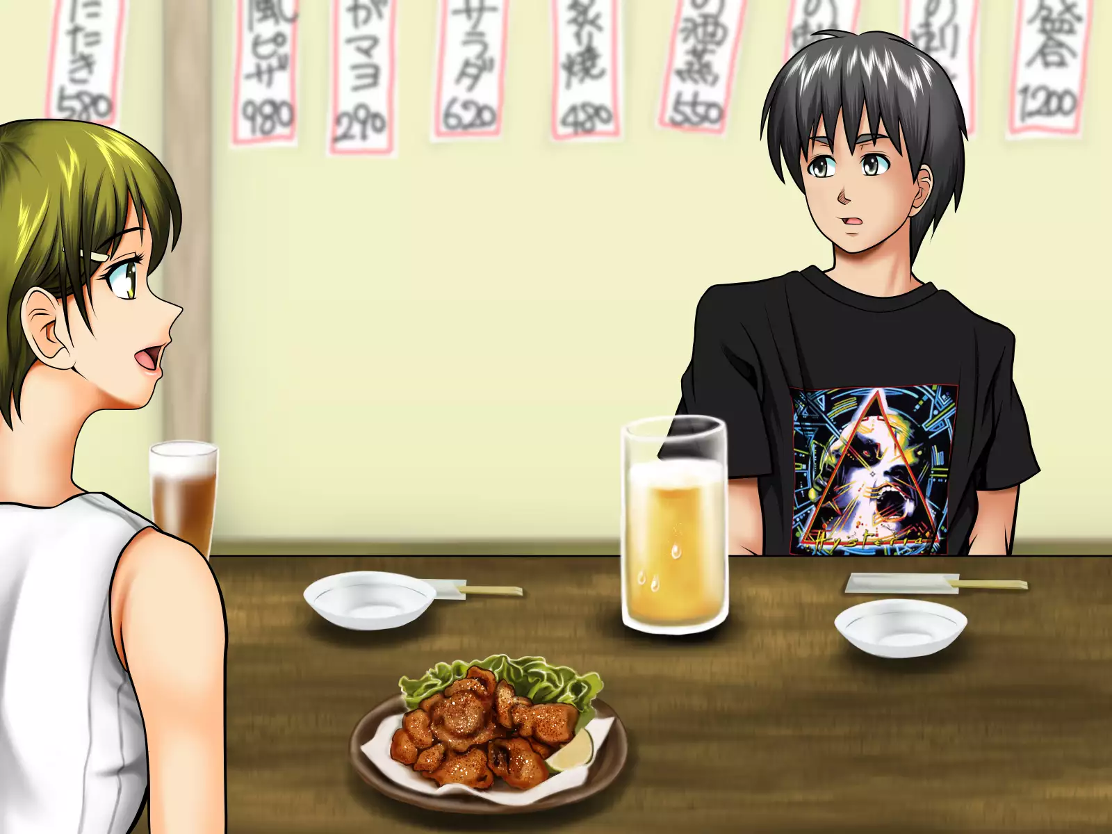 Sabishi Nizuma wa Seiyoku no Tsuyoi Otoko ga o Suki?