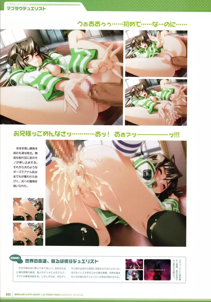 Muv-Luv Supplement & Altered Fable Memorial Art Book