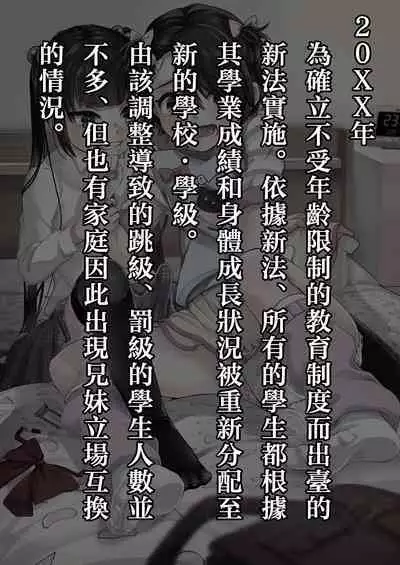 Tobikyuu Imouto to Rakudai Ani