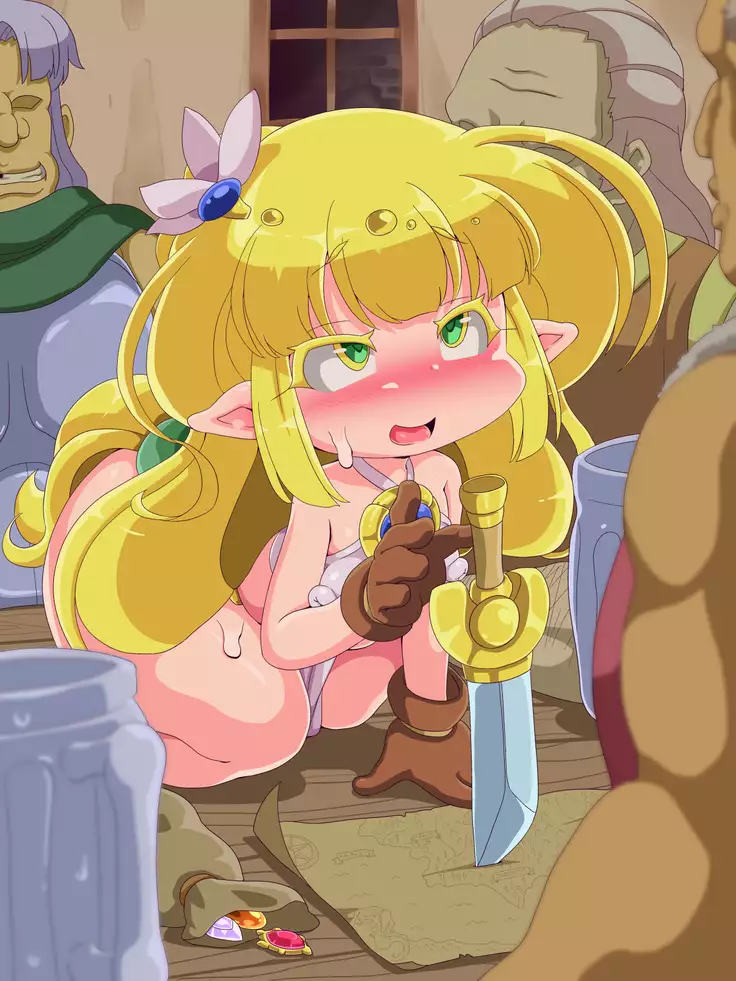 Erufu-san ga Hna bōken o suru puchi CG-shu.