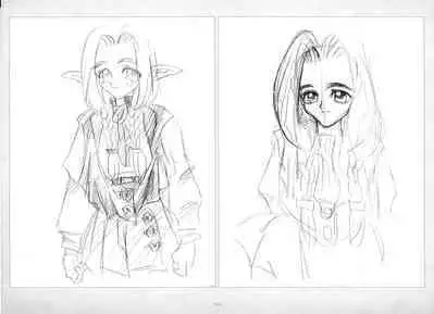 ALICESOFT ORION SCRIBBLES with CROQUIS ULTIMATE EDITION VOL.2 織音計画特別版 ラフ画集