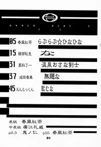 (C59) [AXZ (Various)] Under Blue 03 (Love Hina)