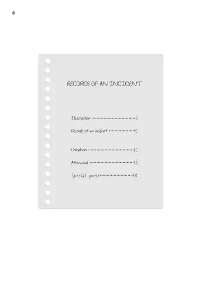 Aru Jiken no Kiroku | Records of an Incident