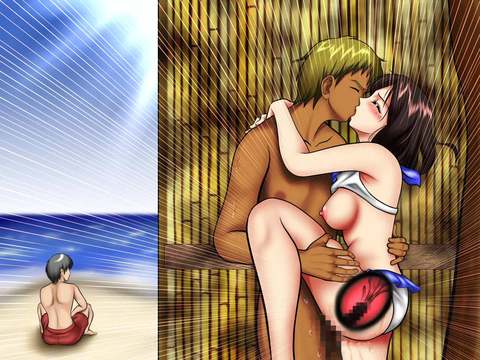 Sabishi Nizuma wa Seiyoku no Tsuyoi Otoko ga o Suki?