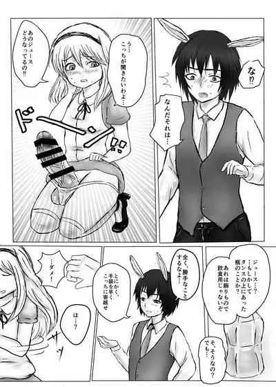 Futanari Alice to Shiro Usagi Oniisan no Aru Hirusagari no Dekigoto