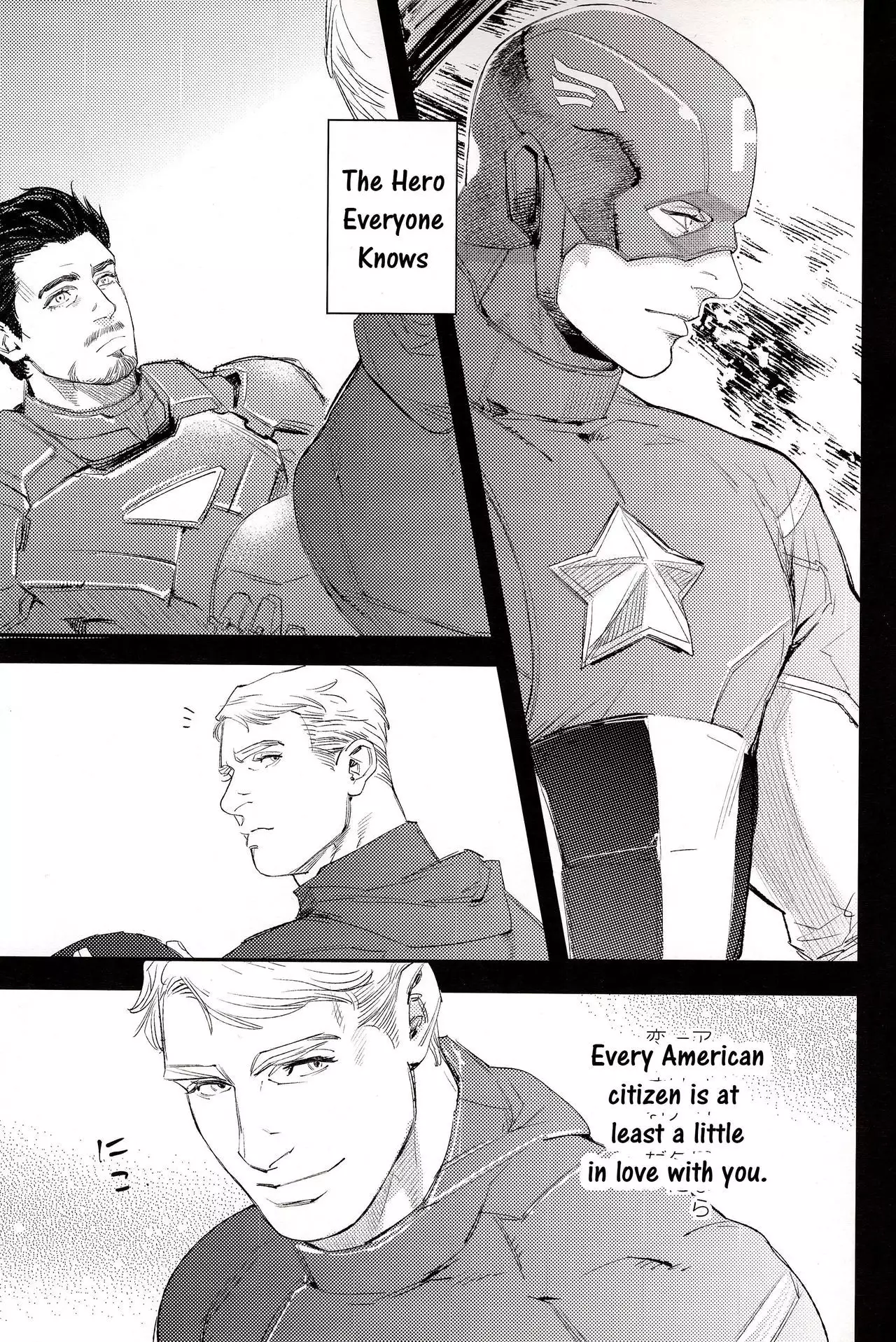 Hakuchuumu Avengers Steve x Tony English
