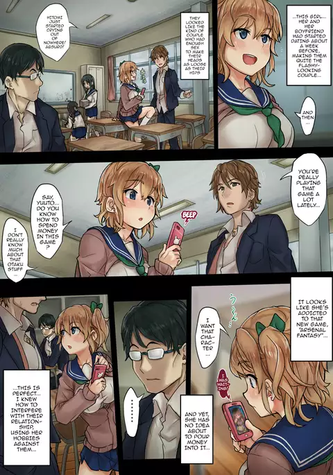 Kareshi Mochi Gal o Netotte Haramase ~Anji o Kakete Kakin Seikatsu~