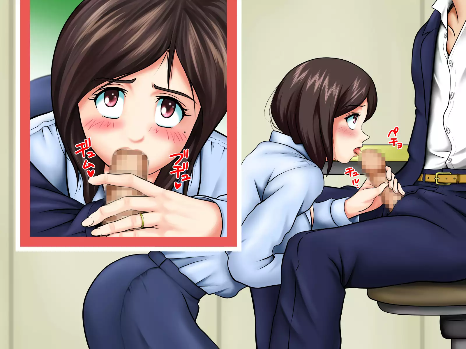 Sabishi Nizuma wa Seiyoku no Tsuyoi Otoko ga o Suki?