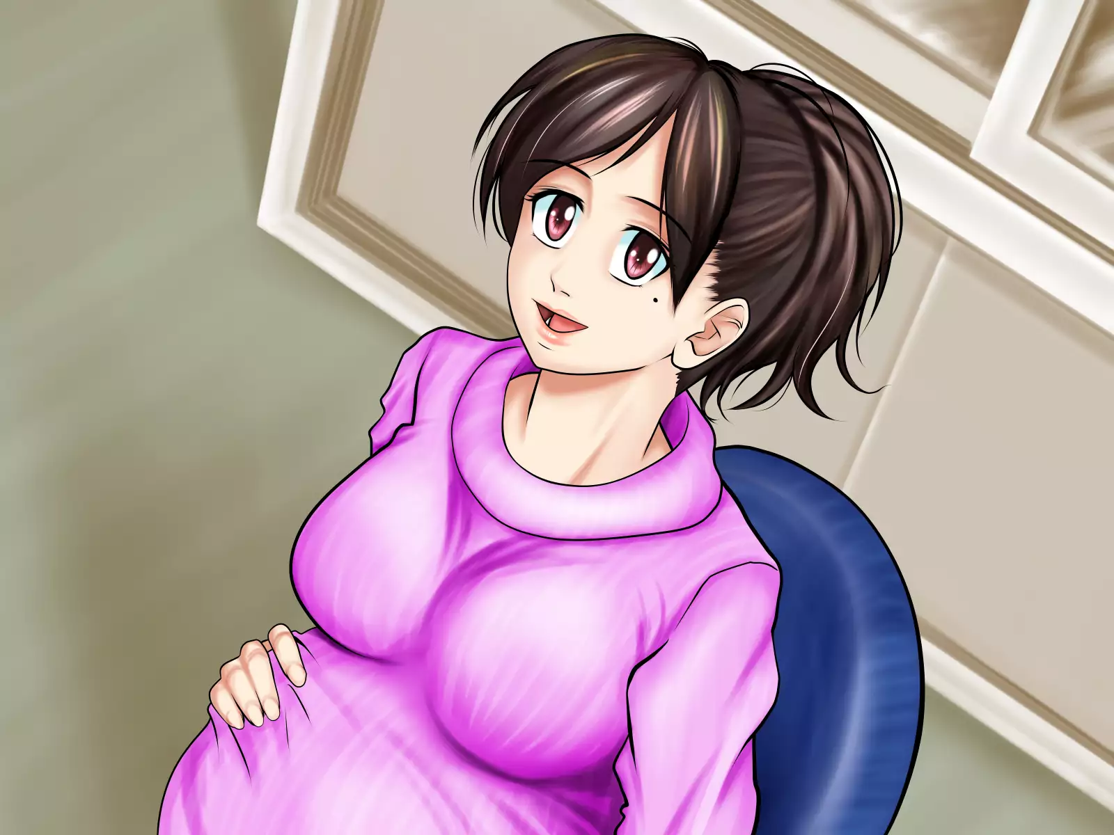 Sabishi Nizuma wa Seiyoku no Tsuyoi Otoko ga o Suki?