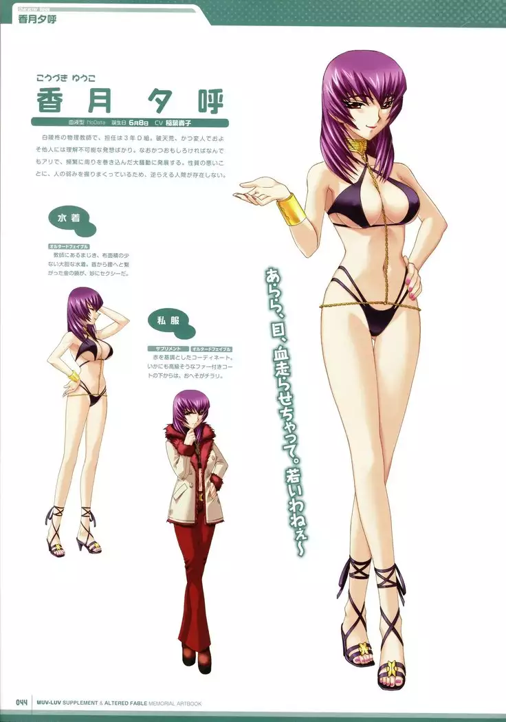 Muv-Luv Supplement & Altered Fable Memorial Art Book