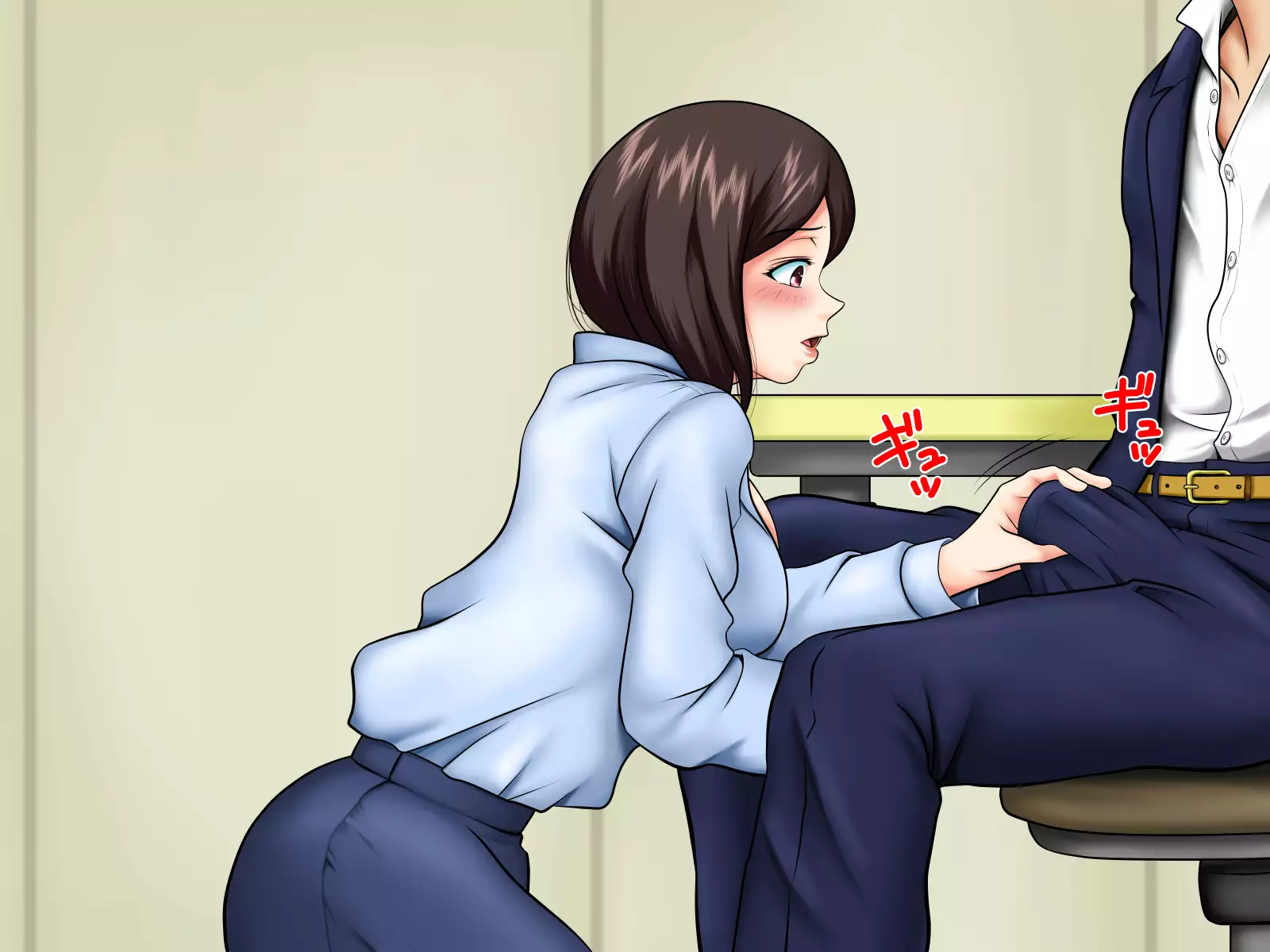 Sabishi Nizuma wa Seiyoku no Tsuyoi Otoko ga o Suki?