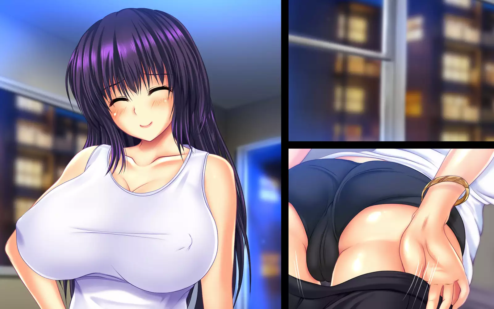 Gibo Shimai Triple Don - Kyonyuu Oomori Tanetsuke Mashimashi