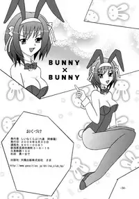 [Shiina Club (Rokudou Ashura)] BUNNYxBUNNY (The Melancholy of Haruhi Suzumiya) [Digital]