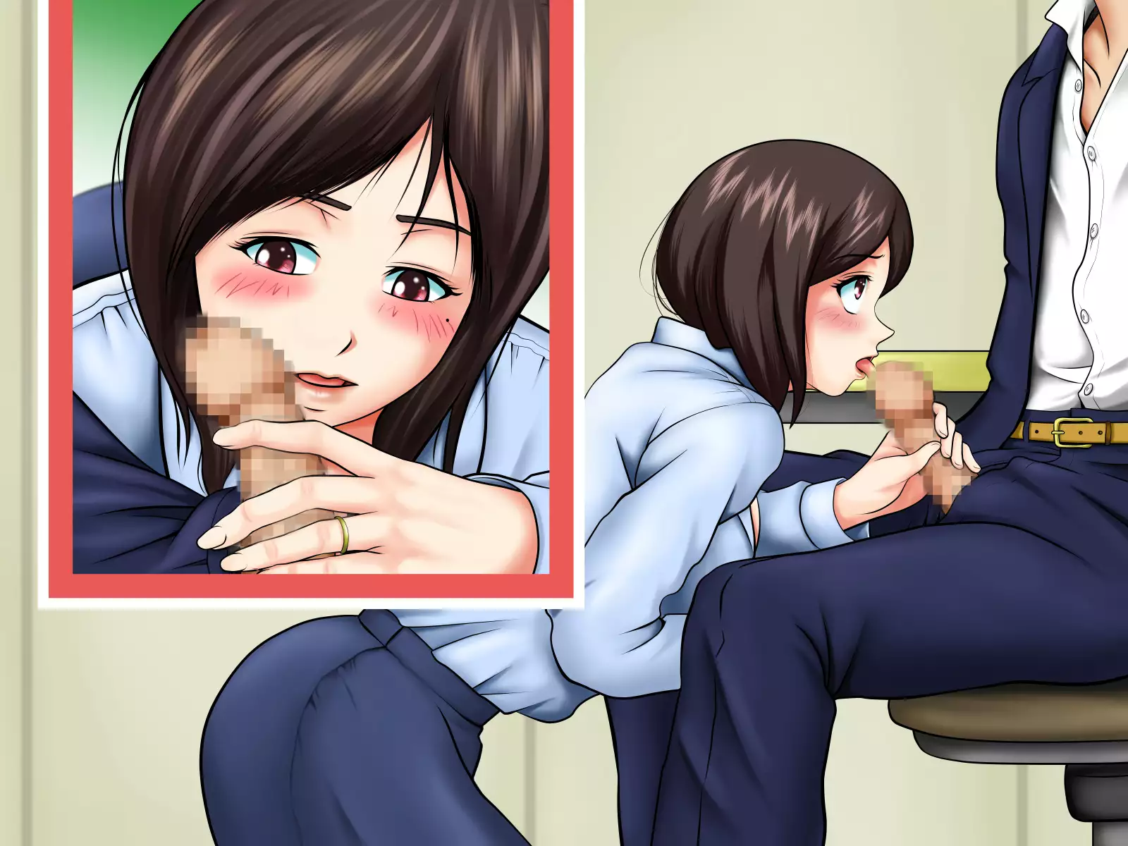 Sabishi Nizuma wa Seiyoku no Tsuyoi Otoko ga o Suki?