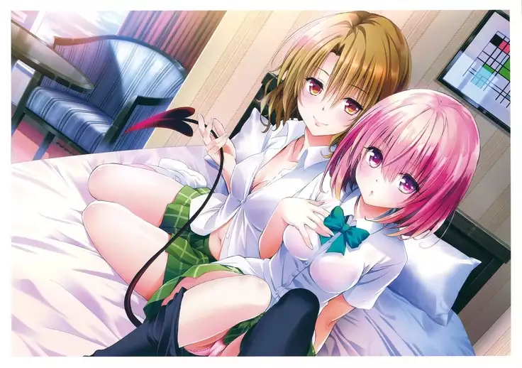 To Love-Ru -Trouble- Darkness Artbook Harem Gold
