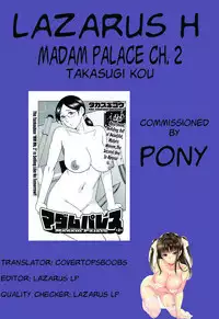 [Takasugi Kou] Madam Palace Ch. 1-5 [English] [Lazarus H]