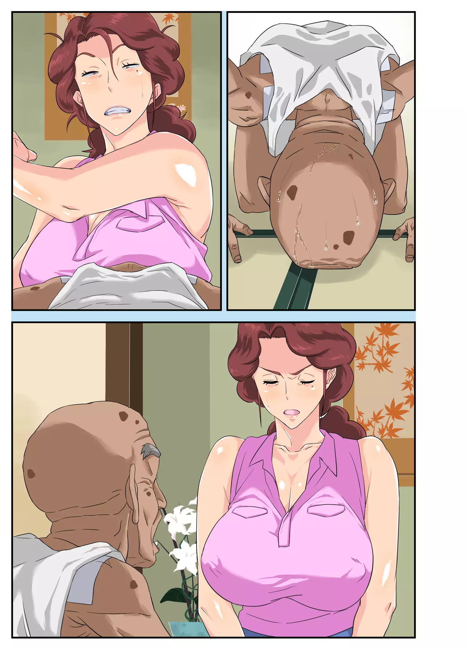 Kyojiri Tsuma Keiko to Zetsurin! Sukebe Jii.