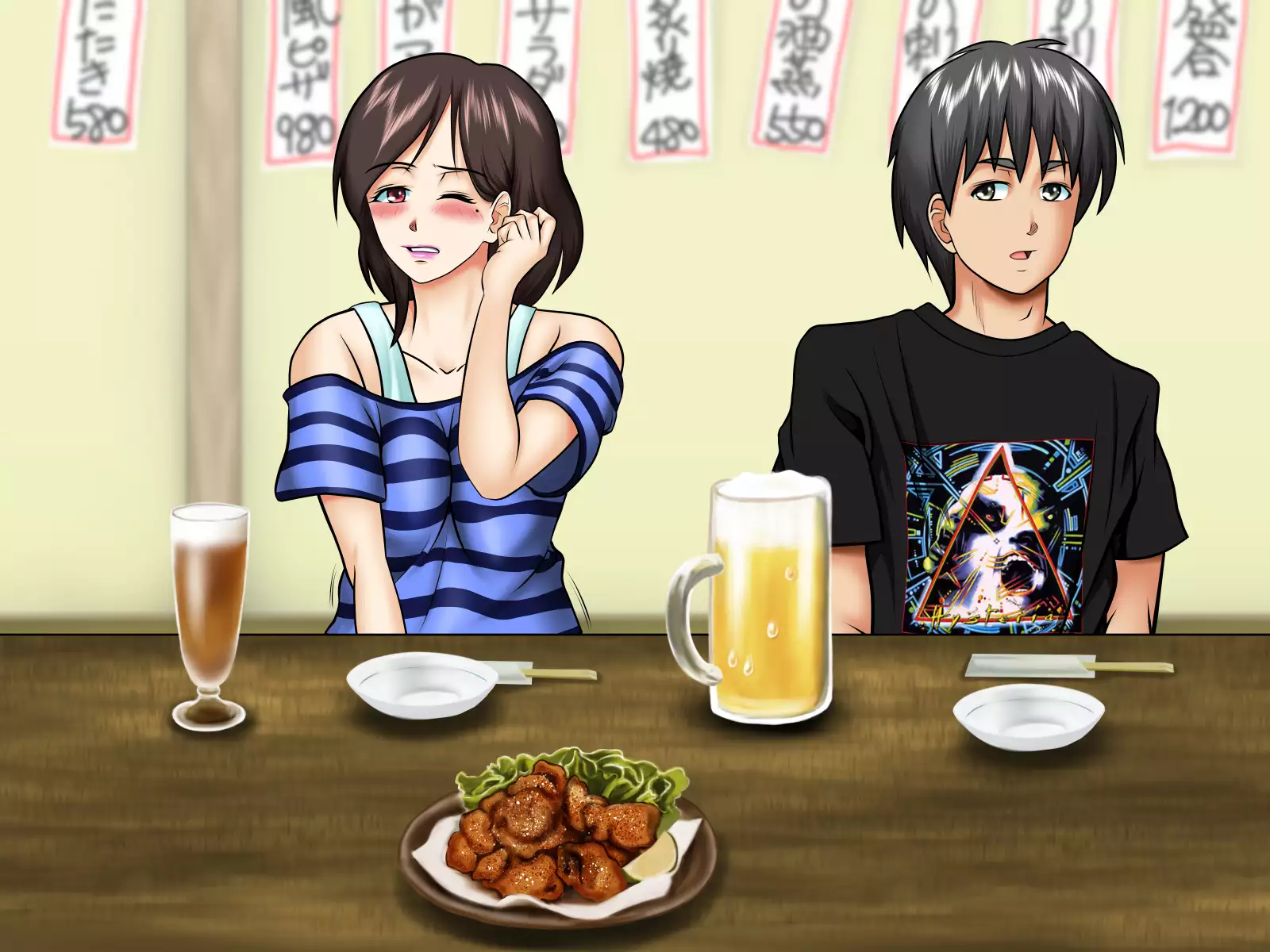 Sabishi Nizuma wa Seiyoku no Tsuyoi Otoko ga o Suki?