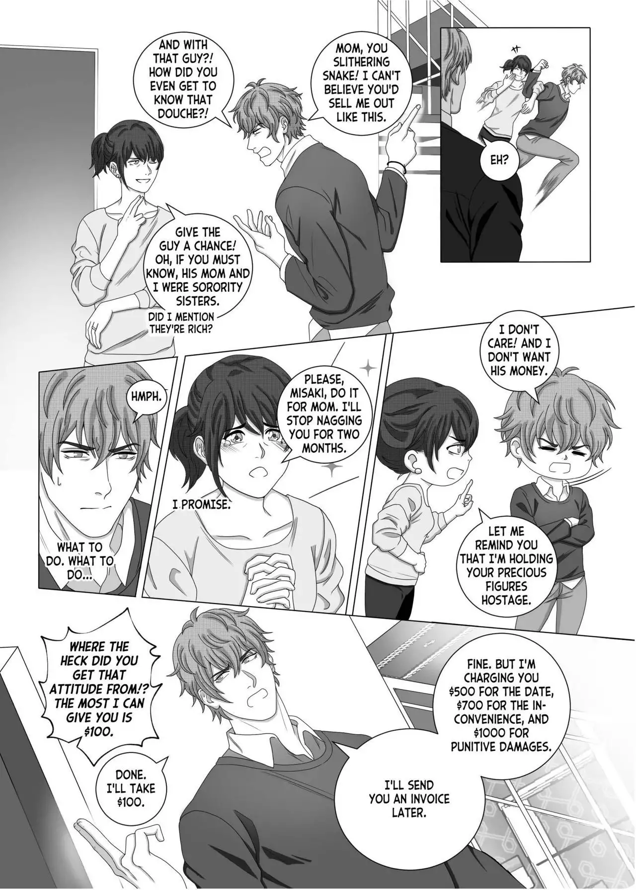 Fujoshi Trapped in a Seme's Perfect Body 3, 4