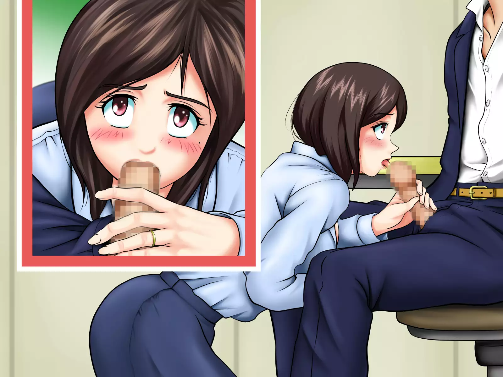 Sabishi Nizuma wa Seiyoku no Tsuyoi Otoko ga o Suki?