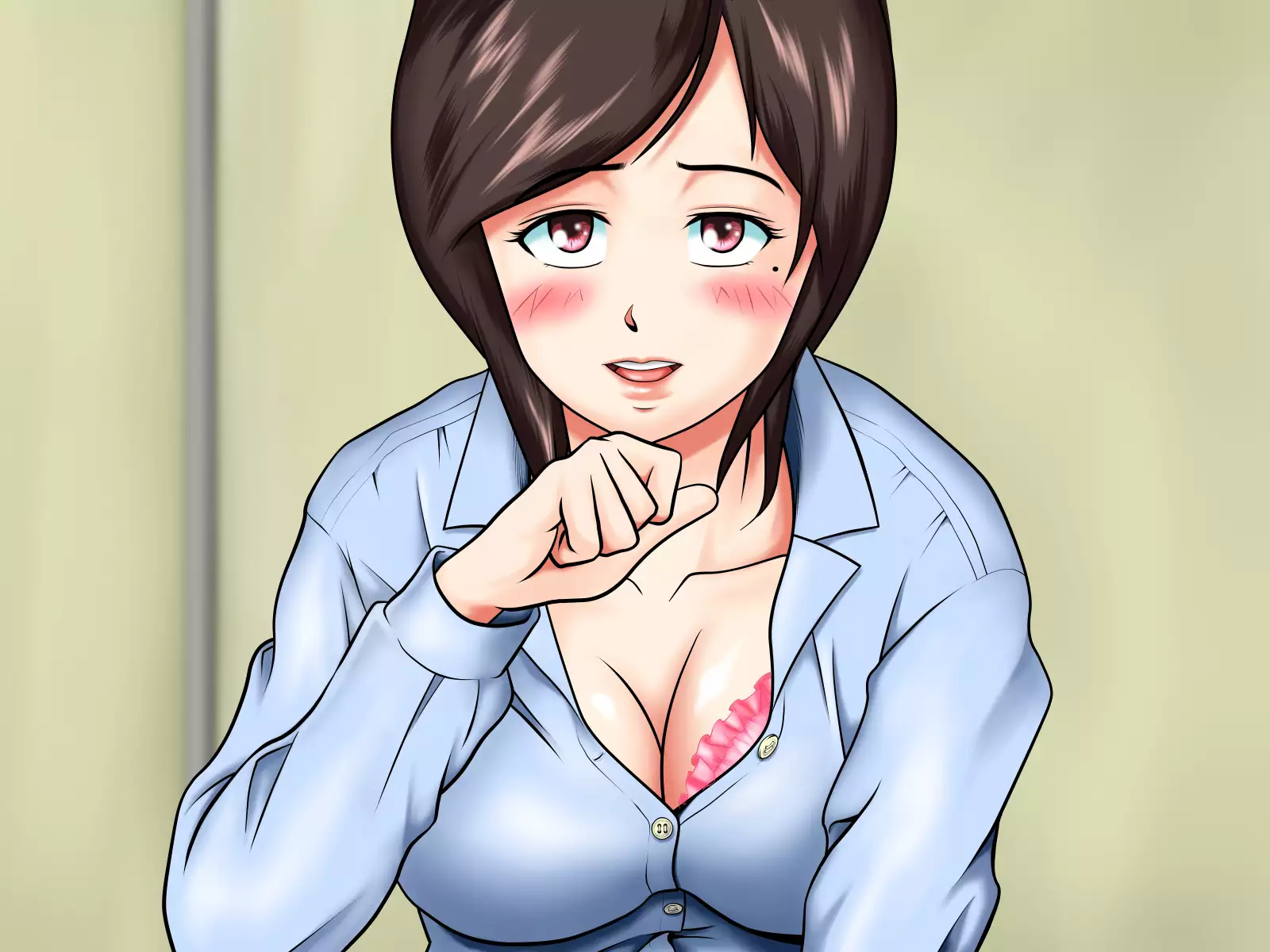 Sabishi Nizuma wa Seiyoku no Tsuyoi Otoko ga o Suki?