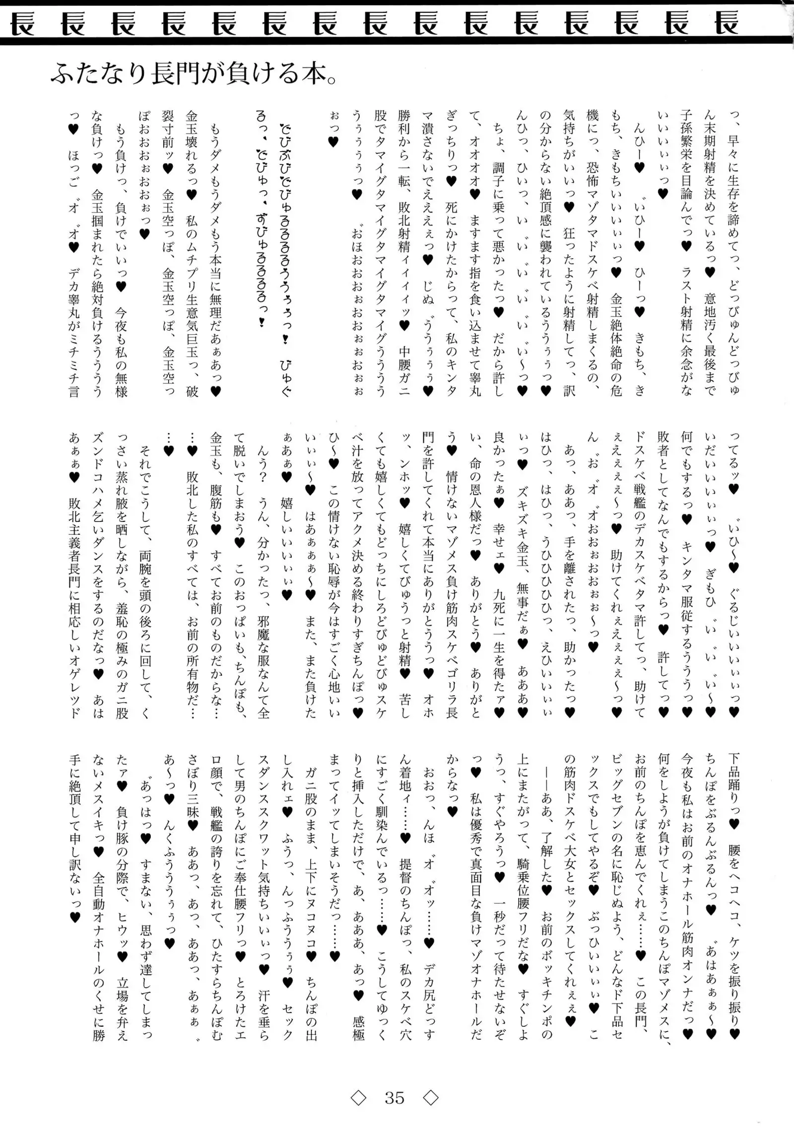 Futanari Nagato ga Makeru hon.