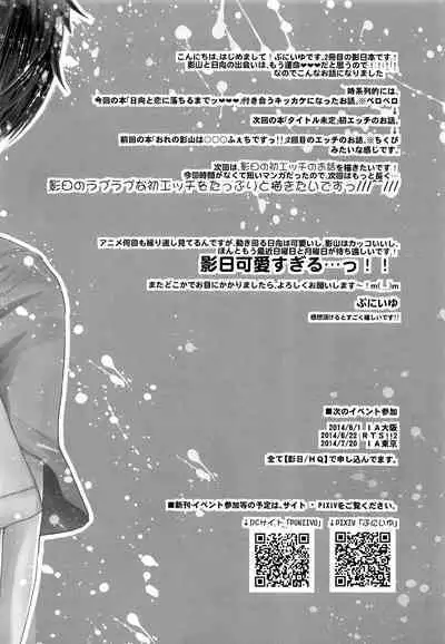 (SUPER COMIC CITY 23) [puniiyu] Hinata to Koi ni Ochiru Made— (Haikyuu!!)