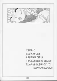 (SC24) [Banana Jam (Hanzaki Jirou)] Fighting Cats! (Black Cat)