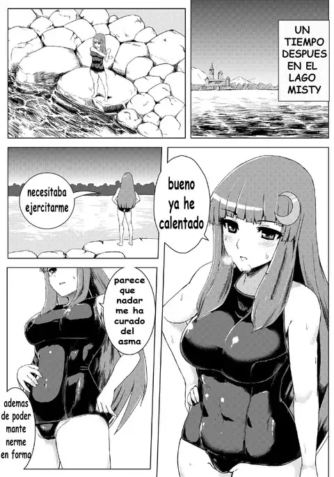 ] Sukumizu Patchouli Shokushu Jigoku | Patchouli en Ropa de Baño y El Infierno de Tentaculos