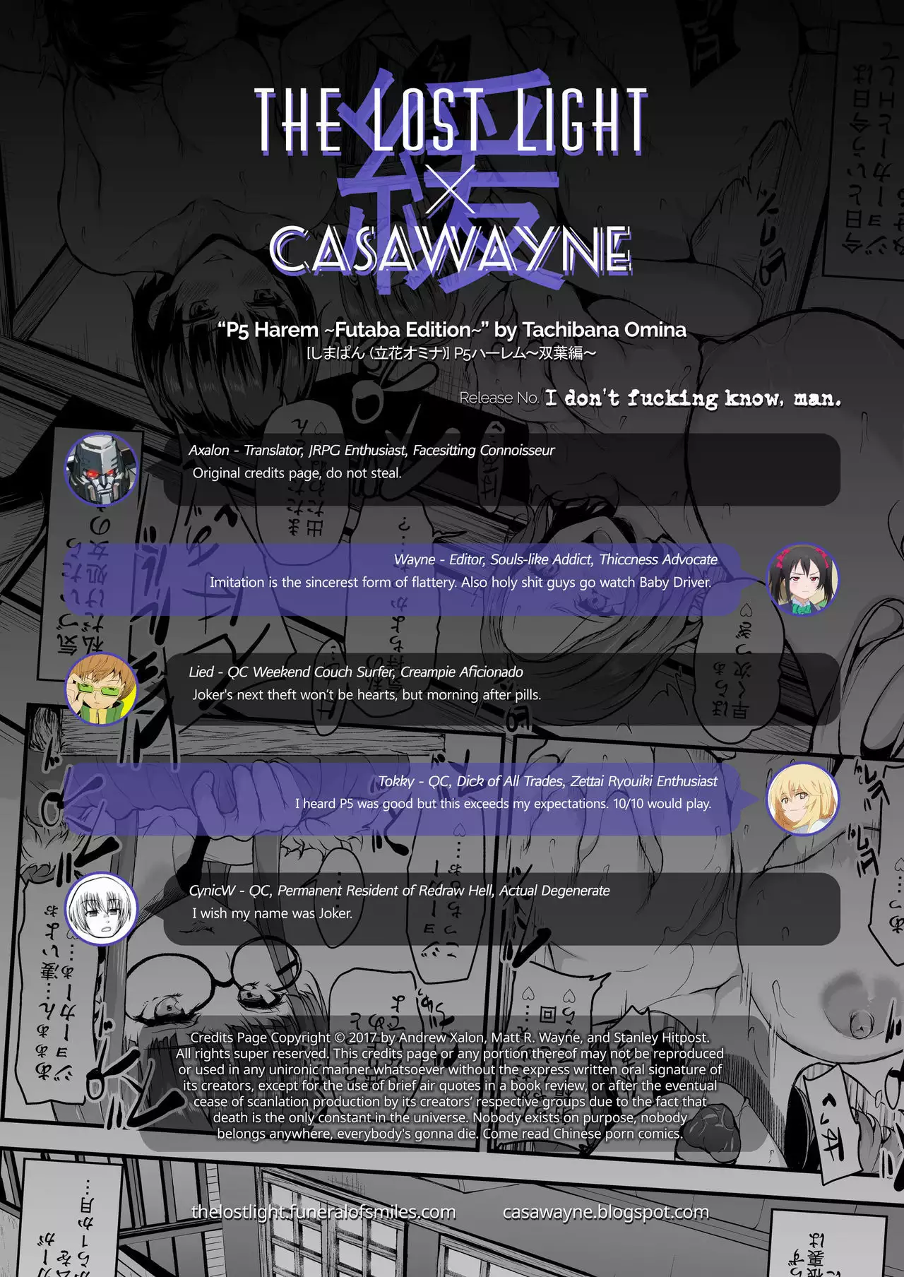 P5 Harem ~Futaba Edition~ =TLL + CW=